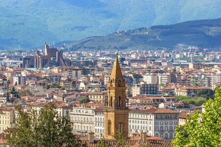 Cityscape of Florence in Italyの写真素材