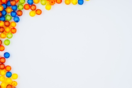Colorfull Bead Frameの写真素材