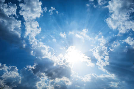Beautiful clouds and blue sky.