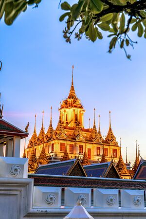 Loha Prasat Metal Palace in Wat ratchanadda, Bangkok, Thailand