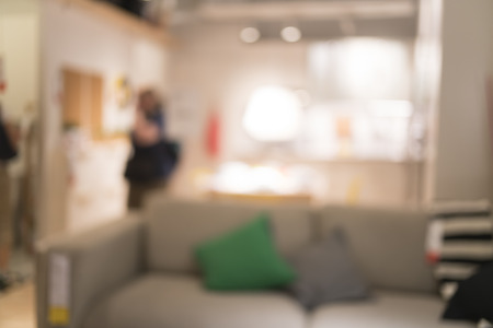 Blurred image of Living room for background uses