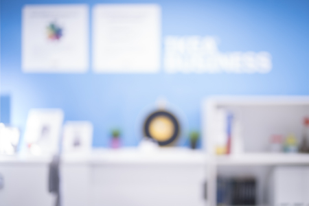 Blurred image of office - ideal for presentation background.