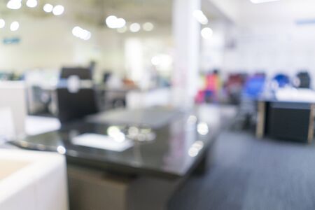 Blurred image of office - ideal for presentation background.の写真素材