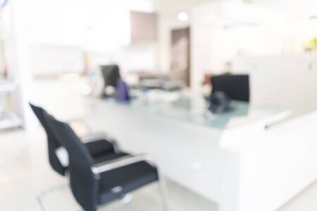 Blurred image of office - ideal for presentation background.の写真素材