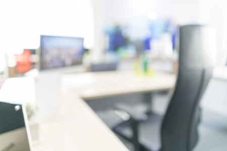 Blurred image of office - ideal for presentation background.の写真素材