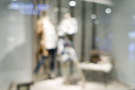 Blurred image of clothes shop for background uses.の写真素材