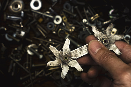 Still life of Screw Thread Checkerの写真素材