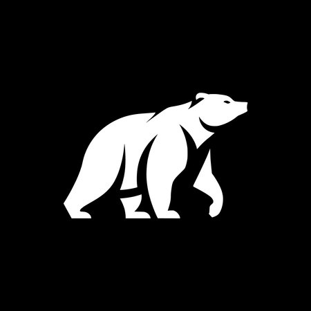 Polar bear icon. Flat vector related icon for web and mobile applicationsのイラスト素材