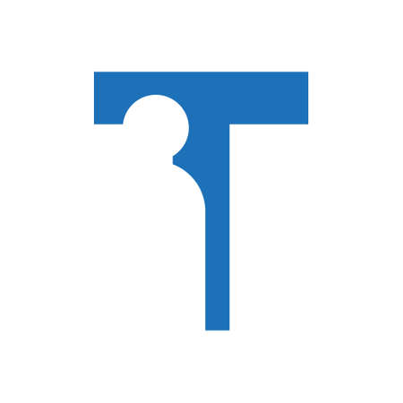Letter T People Logo Design Vector Template Concept for Insurance, Secure, Health, Safety and Protectionのイラスト素材
