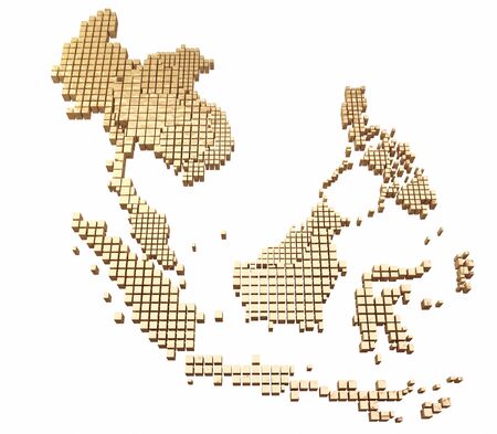 Golden ASEAN MAP