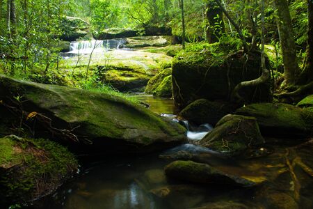 waterfall, Phukradung; National park, Thailand の写真素材