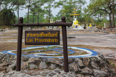 Loei, Thailand - 17 December 2017: Atmosphere of Phu Kradueng National Park.のeditorial素材