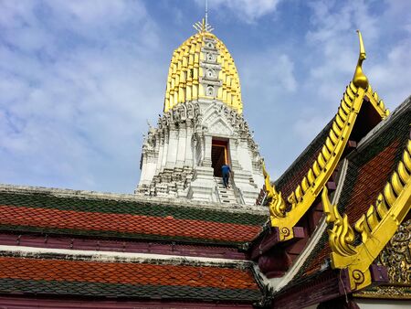 Phra Sri Mahathat Temple, Woramahawihan or Big Buddha Temple, or the large Phra Sri Phra Buddha Temple that is enshrined in the templeのeditorial素材