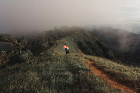 Views around Doi Mon Chong, Chiang Mai, Thailand.の写真素材