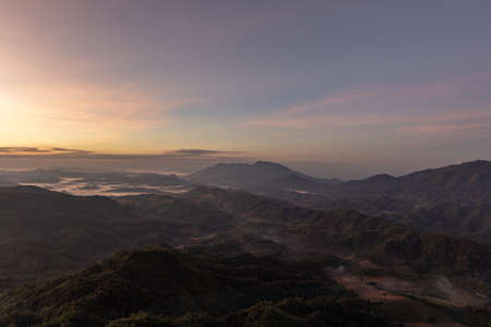 Holy pagoda As a worship of the Ka Kri Yong people The summit of Mor La Ah is located in the Karen District of KNU.の写真素材