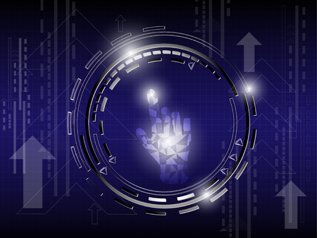 Hand Geomatric Abstract Backgroundのイラスト素材