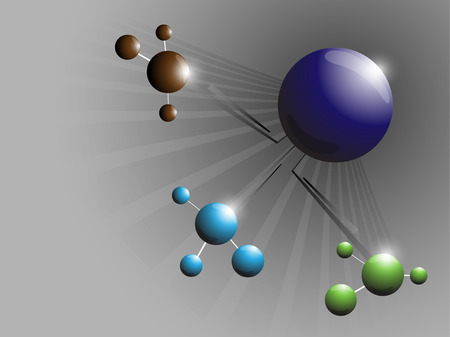 circle group abstract backgroundのイラスト素材