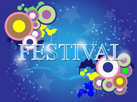 festival celebration abstract backgroundのイラスト素材