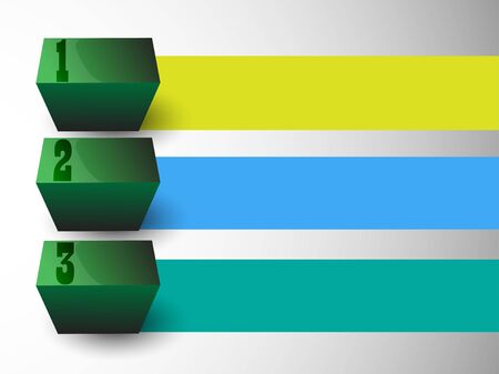 rectangle cube number choice background EPS 10 Vectorのイラスト素材