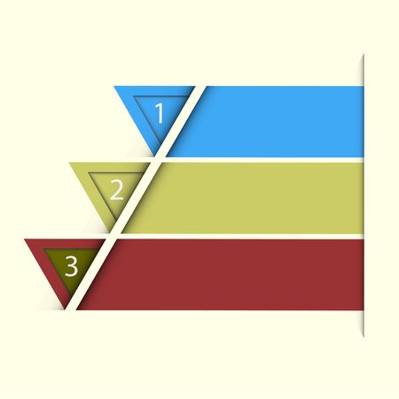 abstract triangle choice optionのイラスト素材