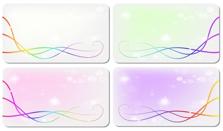 Modern business card setのイラスト素材