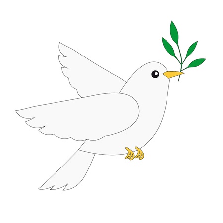 Dove of peaceのイラスト素材