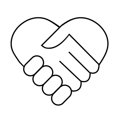Hand shakeのイラスト素材