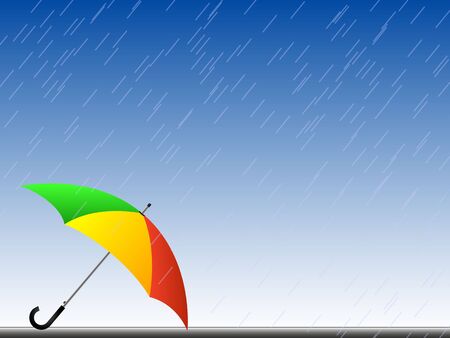 Rain backgroundのイラスト素材