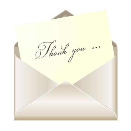 Thank you cardのイラスト素材