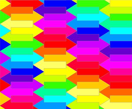 Seamless colorful arrow background のイラスト素材
