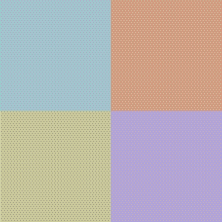 Four polka dots backgroundsのイラスト素材