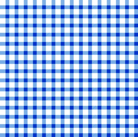 Seamless retro white-blue square tableclothのイラスト素材