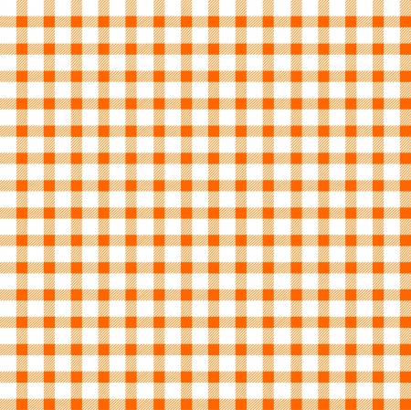 Seamless retro white-orange square tableclothのイラスト素材