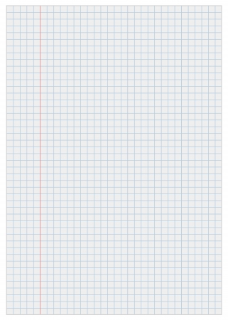 Notebook paper with squaresのイラスト素材