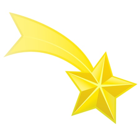 Shooting star vectorのイラスト素材