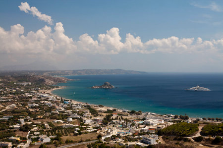 View on Kefalos bay; Kos; Greeceの写真素材