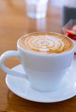 cup of cappuccinoの写真素材