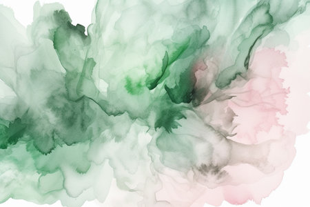 Abstract watercolor background. Ink in water. Digital art painting.の素材