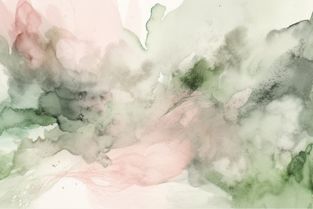 Watercolor abstract background. Hand-drawn illustration of watercolor stains.の素材