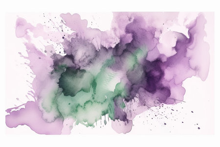 Abstract hand painted watercolor background. Texture paper. Vector illustration.の素材