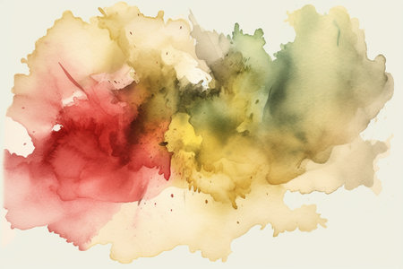 Abstract watercolor background. Colorful background. Digital art painting.の素材
