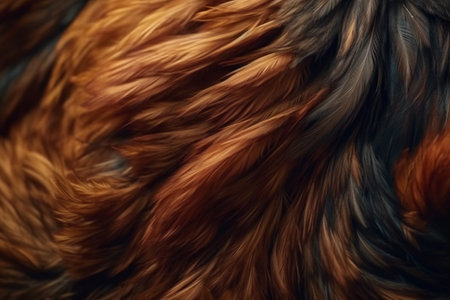 Close-up of the hair of a fox. The texture of the fur.の素材