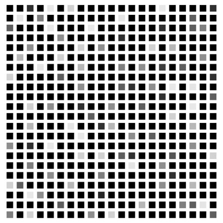 Random mosaic square tiles seamless, repeatable cubism pattern, texture - stock vector illustration, clip-art graphicsのイラスト素材