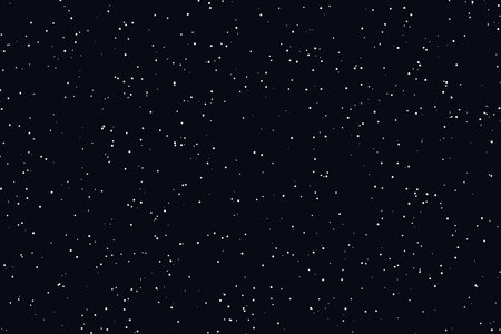Night starry sky. Seamless pattern. Vector illustration.の素材