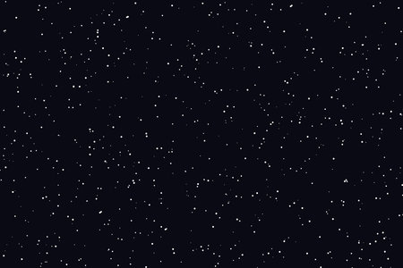 Stars in the night sky. Starry sky background. Vector illustrationの素材