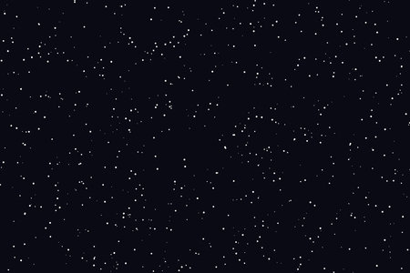 Stars in the night sky. Vector illustration of a starry sky.の素材