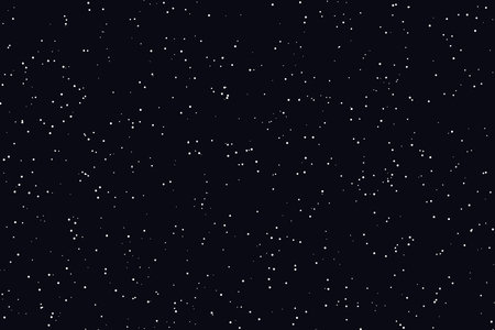 Night sky with stars. Seamless pattern. Vector illustration.の素材