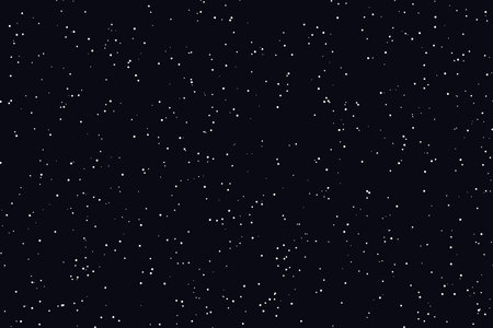 Night sky with stars. Vector illustration. Seamless pattern.の素材