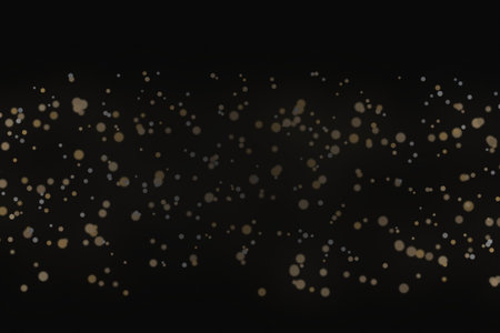 Abstract background with bokeh defocused lights and stars. Textureの素材