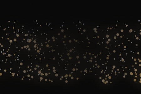 Abstract gold bokeh background. Bokeh light background.の素材